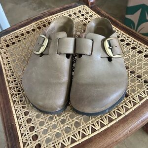 Birkenstock Boston - Big Buckle, Leather